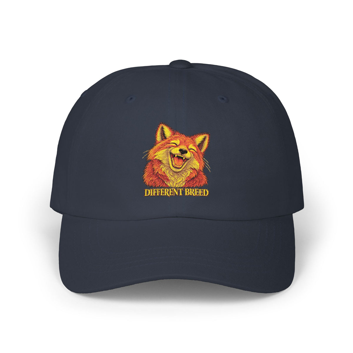 Dad Cap — Smiling Shiba Inu Embroidered Hat