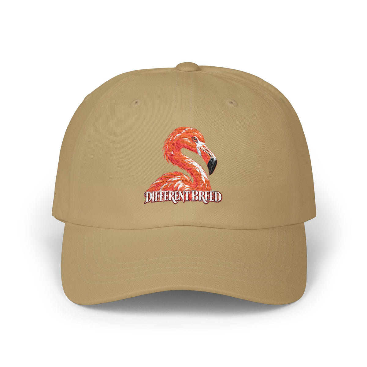 Flamingo Embroidered Dad Cap — 'Perfect Breed' Casual Baseball Hat
