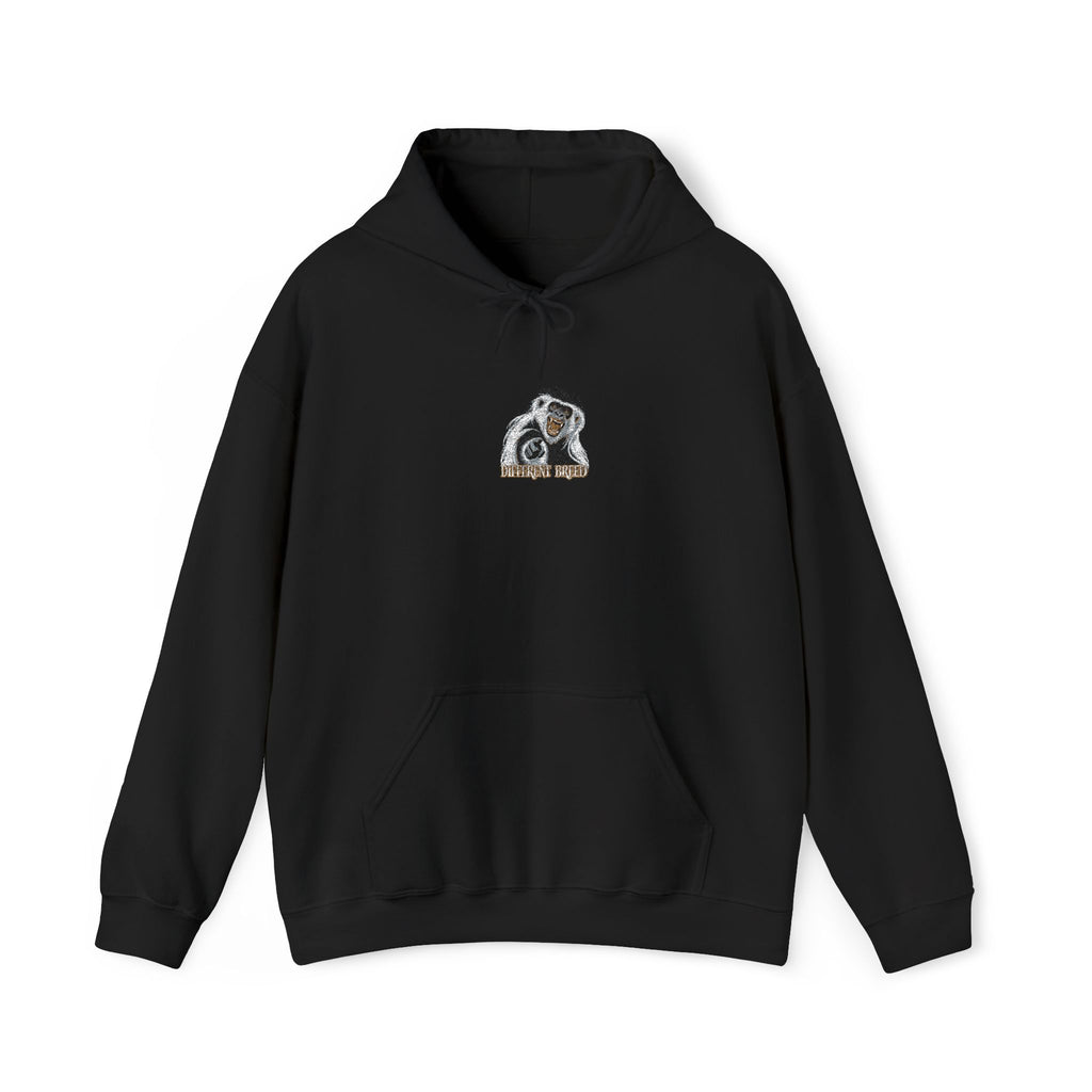 Astronaut Gorilla Hoodie — Retro Space Ape Graphic Pullover