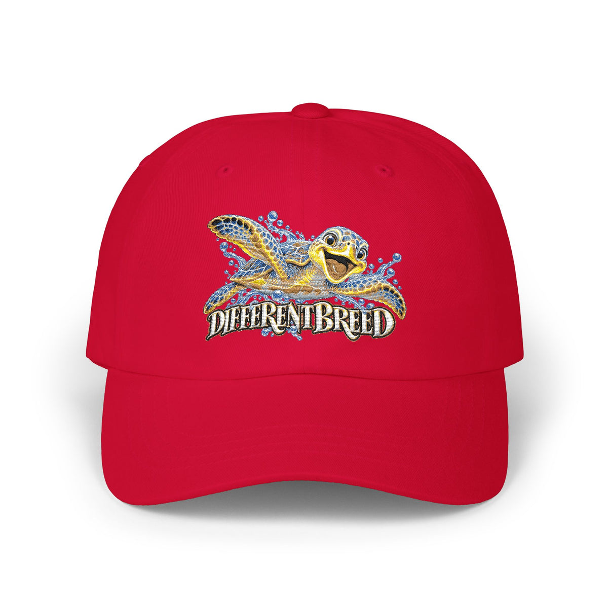 Dad Cap — Different Breed Turtle Graphic Embroidered Hat