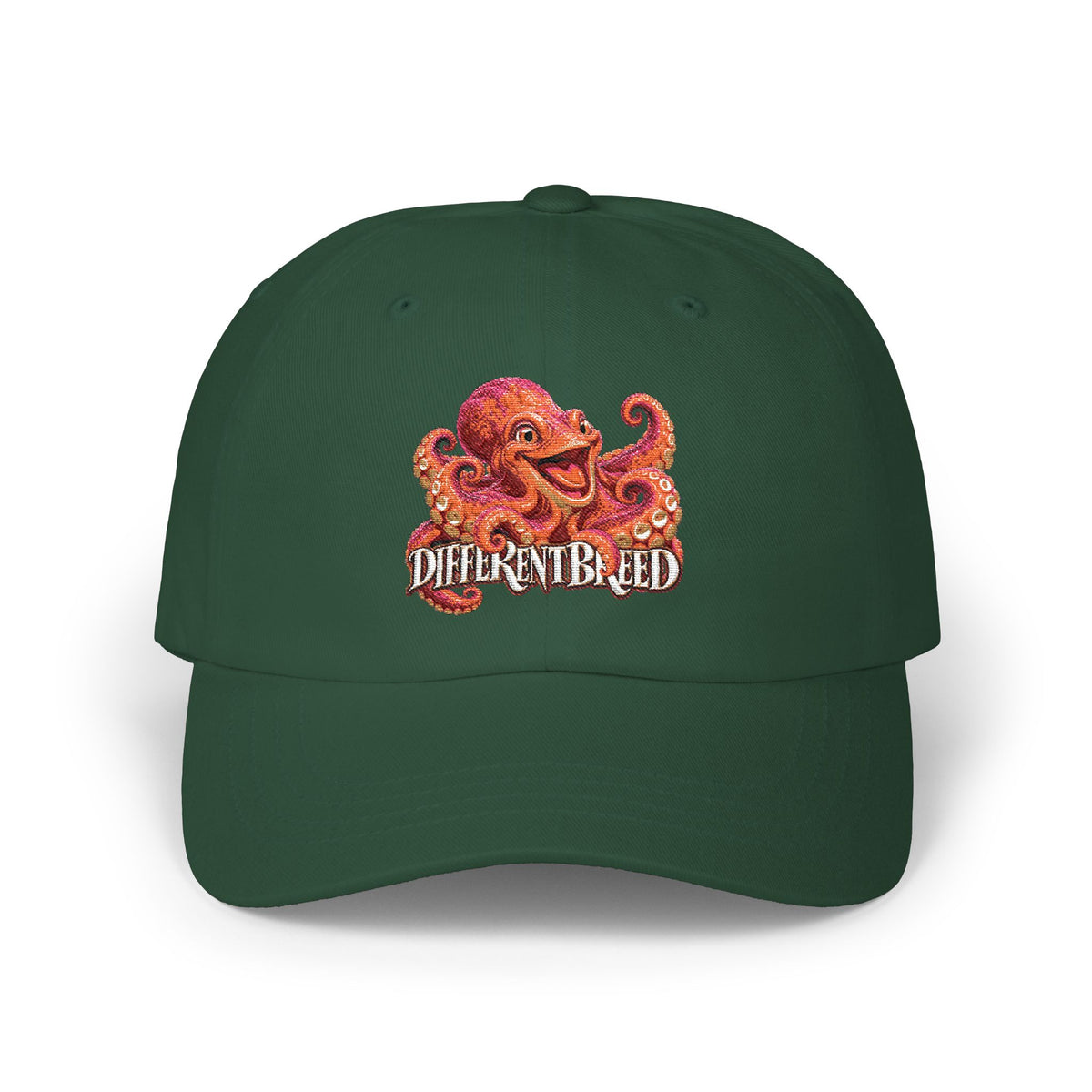 Octopus Logo Dad Cap — 'DifferentBreed' Embroidered Baseball Hat