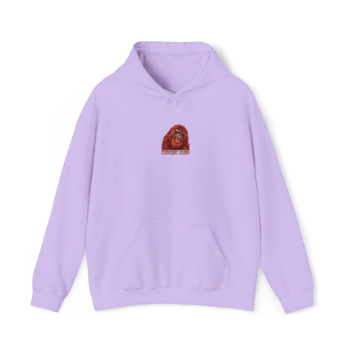 Hoodie — Red Floral Heart "Papa Bear" Small Chest Design