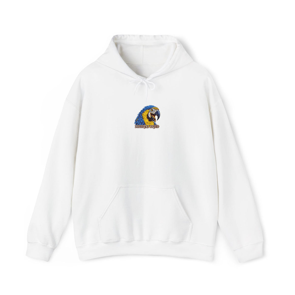 Hedgehog Floral Hoodie – Cute Blue & Yellow Garden Critter Sweatshirt