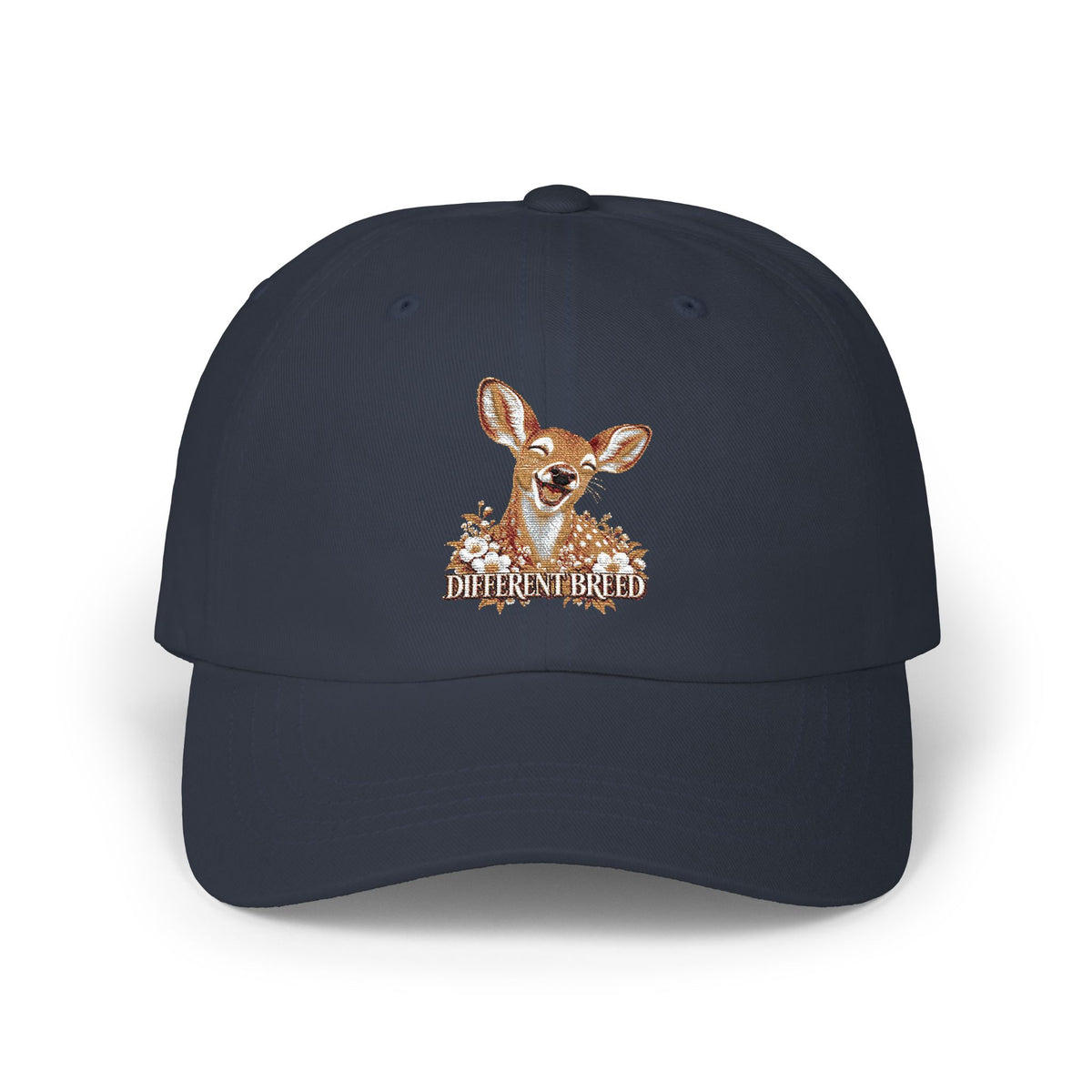 Classic Dad Cap — Cute Fawn Embroidered Deer Hat