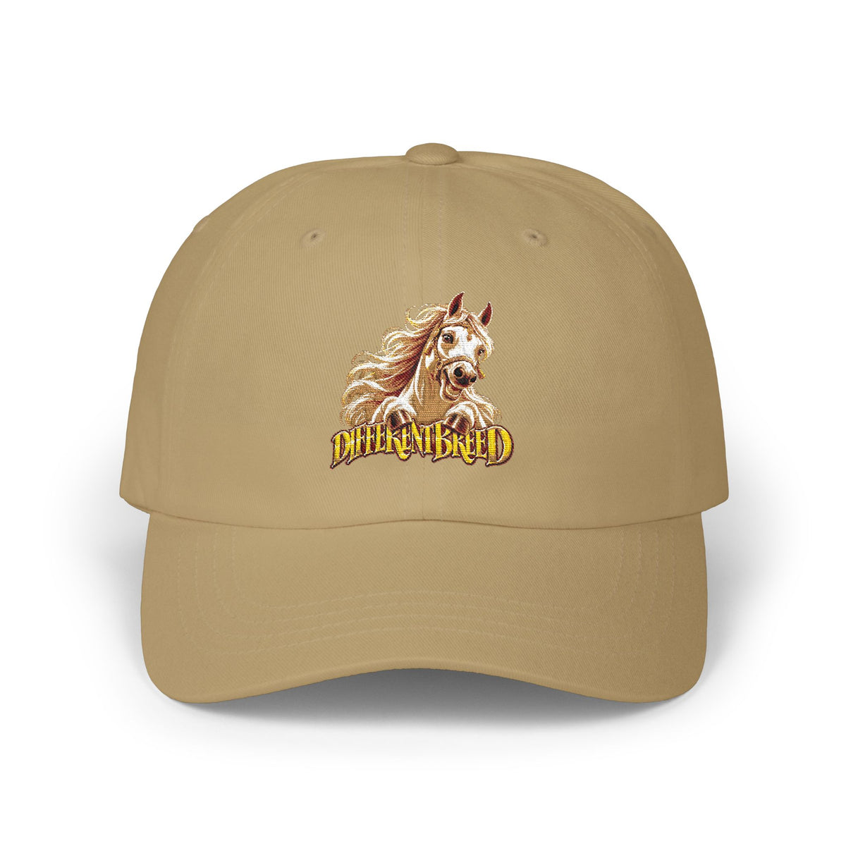 Embroidered Mustang Dad Cap — Vintage Stallion Baseball Hat