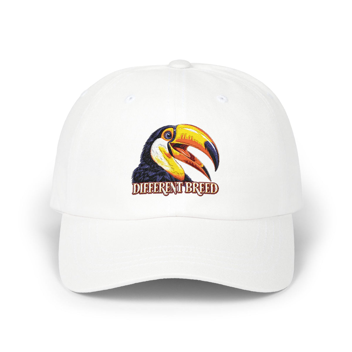 Dad Cap – Toucan "Different Breed" Embroidered Baseball Hat