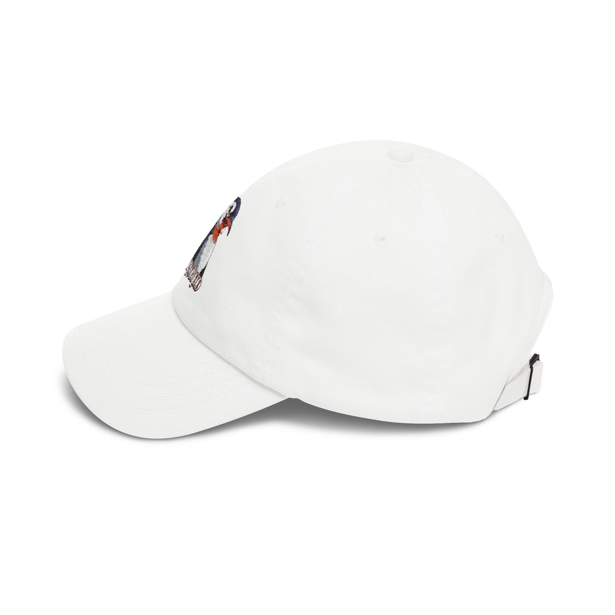 Dad Cap — Embroidered Puffin "Different Breed" Patch