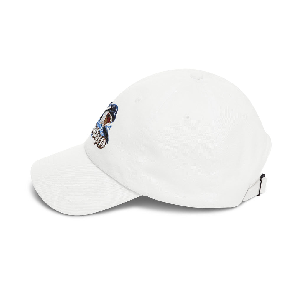 Shark 'Different Breed' Dad Cap — White Embroidered Baseball Hat
