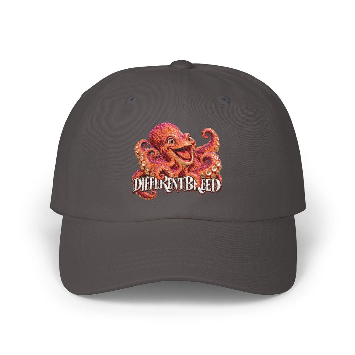 Octopus Logo Dad Cap — 'DifferentBreed' Embroidered Baseball Hat