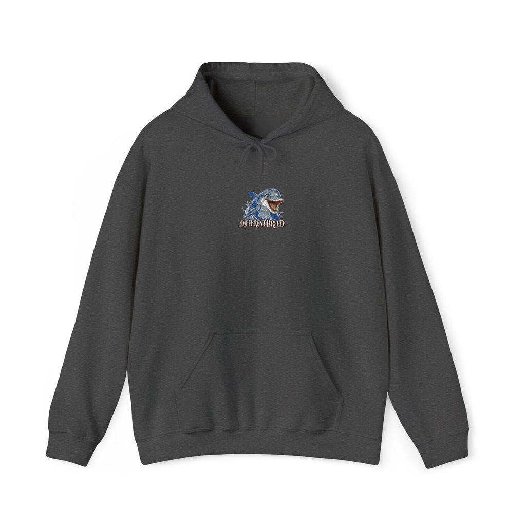 Sea Turtle Graphic Hoodie — Ocean Wave Illustration Hoodie