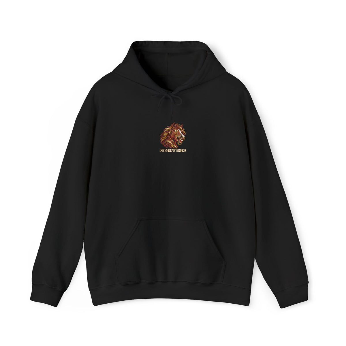 Lion Head Hoodie – Detailed Vintage Lion Graphic Pullover