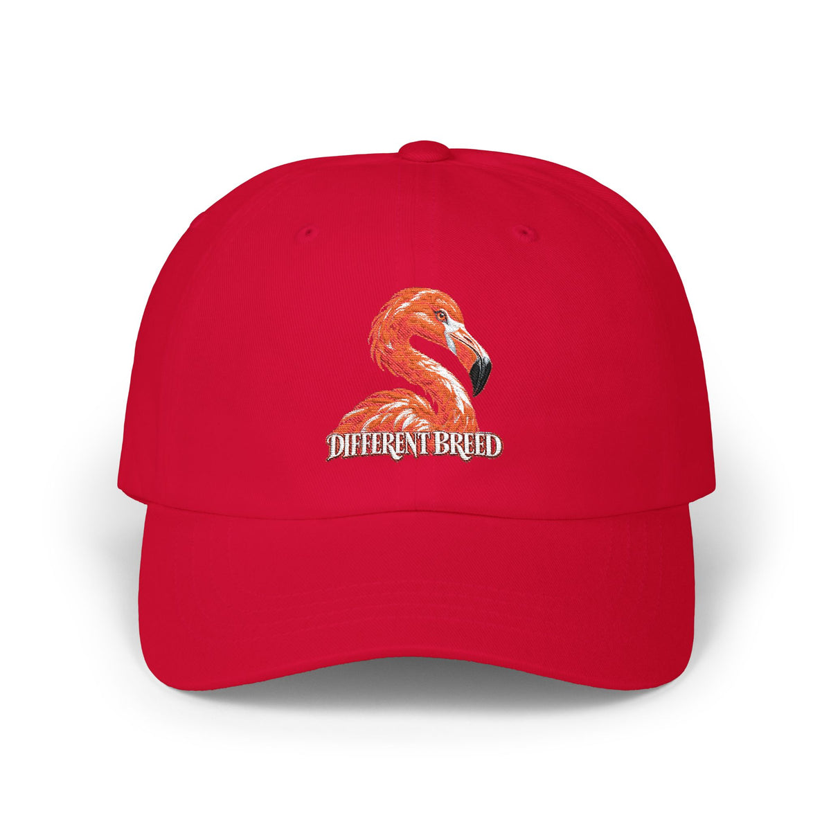 Flamingo Embroidered Dad Cap — 'Perfect Breed' Casual Baseball Hat