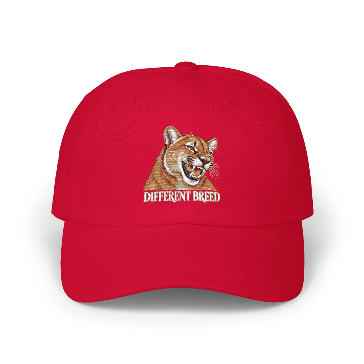 Dad Cap – Embroidered Cougar Mascot Hat
