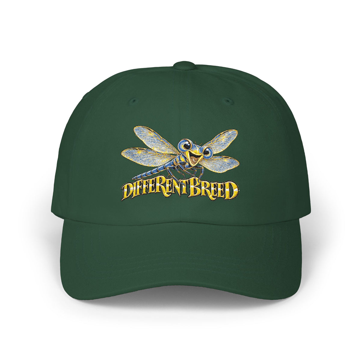 Classic Dad Cap — 'Different Breed' Sparkle Dragonfly Embroidered Hat