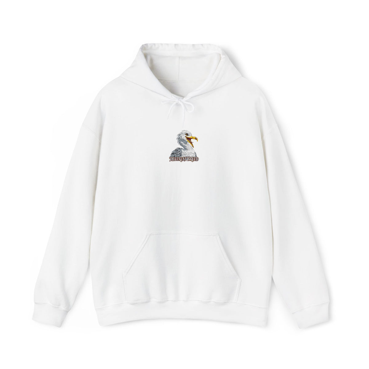 Duck Floral Patch Hoodie — Cute Vintage Botanical Duck Graphic Sweatshirt