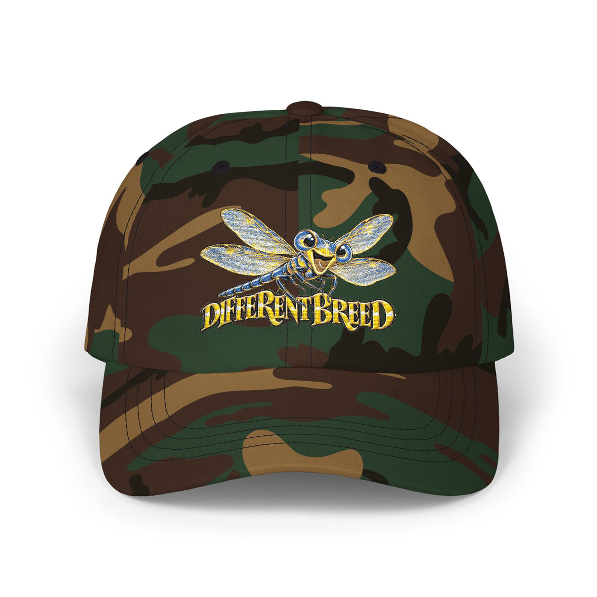 Classic Dad Cap — 'Different Breed' Sparkle Dragonfly Embroidered Hat