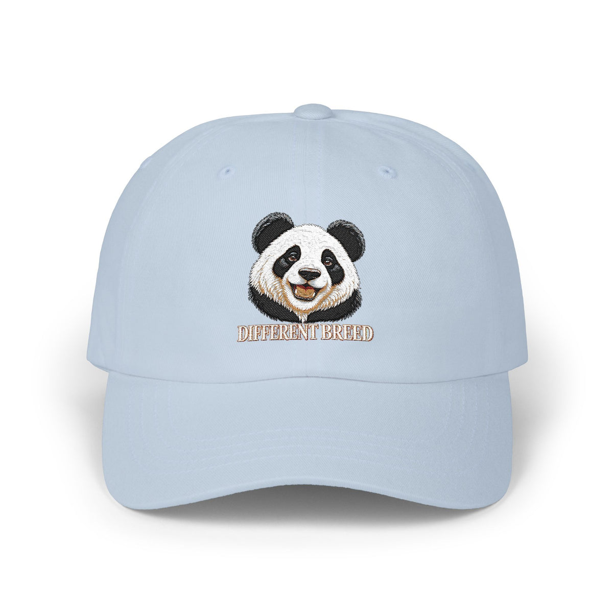 Panda Smile Classic Dad Cap — Embroidered Cute Panda Hat