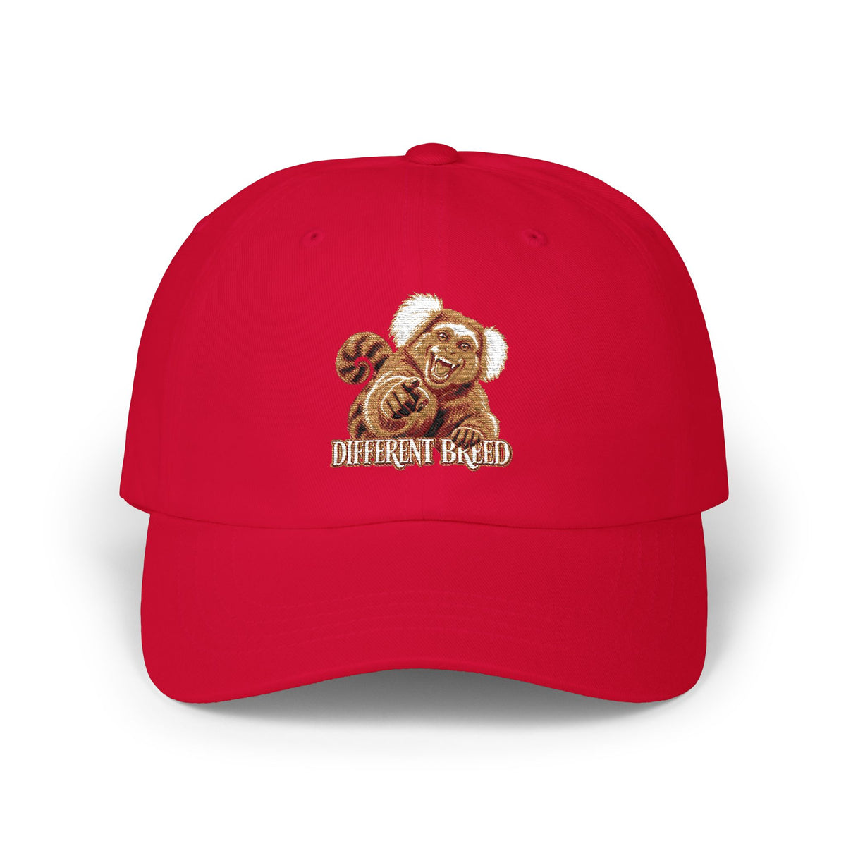 Embroidered Chocolate Labrador Dad Cap — 'Labrador & Bud' Puppy Hat