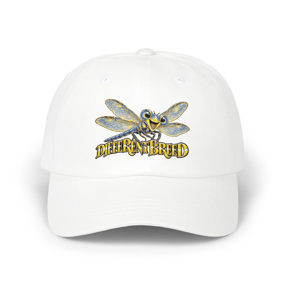 Classic Dad Cap — 'Different Breed' Sparkle Dragonfly Embroidered Hat