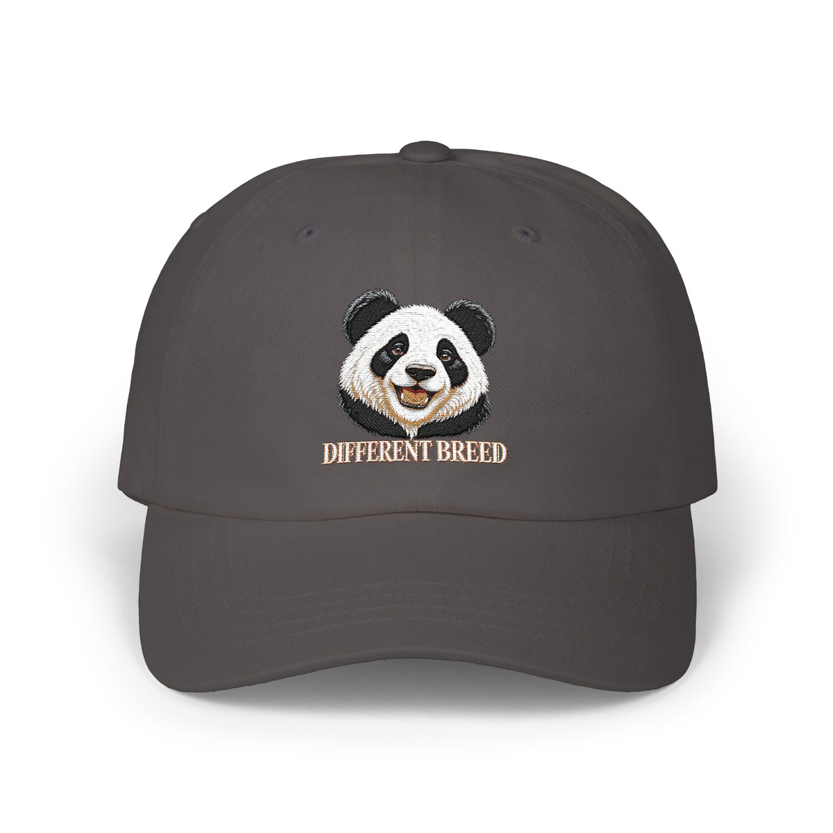 Panda Smile Classic Dad Cap — Embroidered Cute Panda Hat