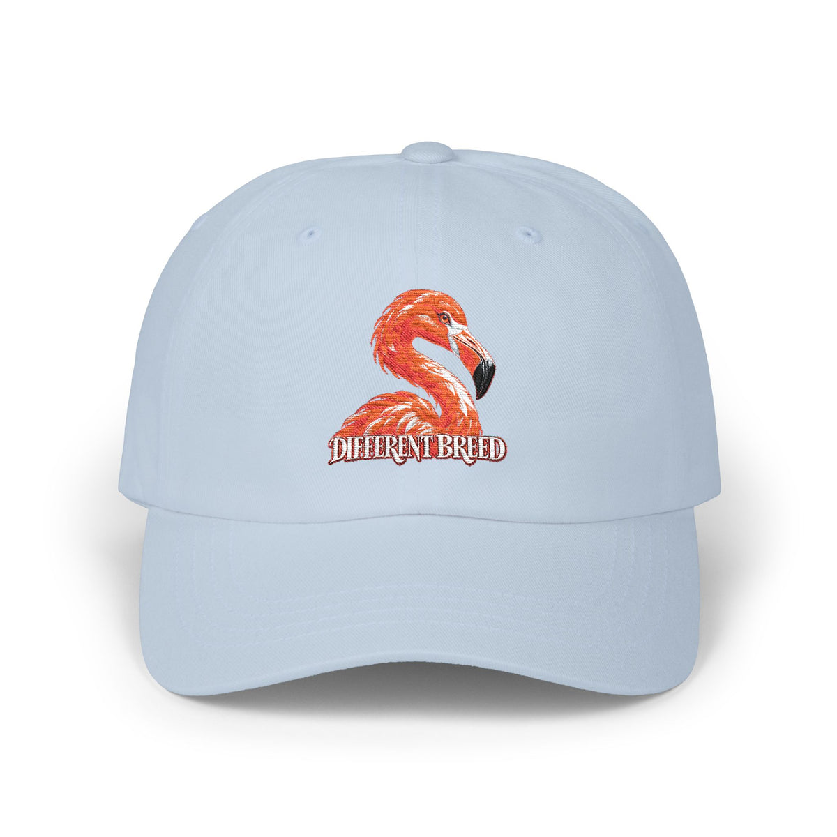 Flamingo Embroidered Dad Cap — 'Perfect Breed' Casual Baseball Hat