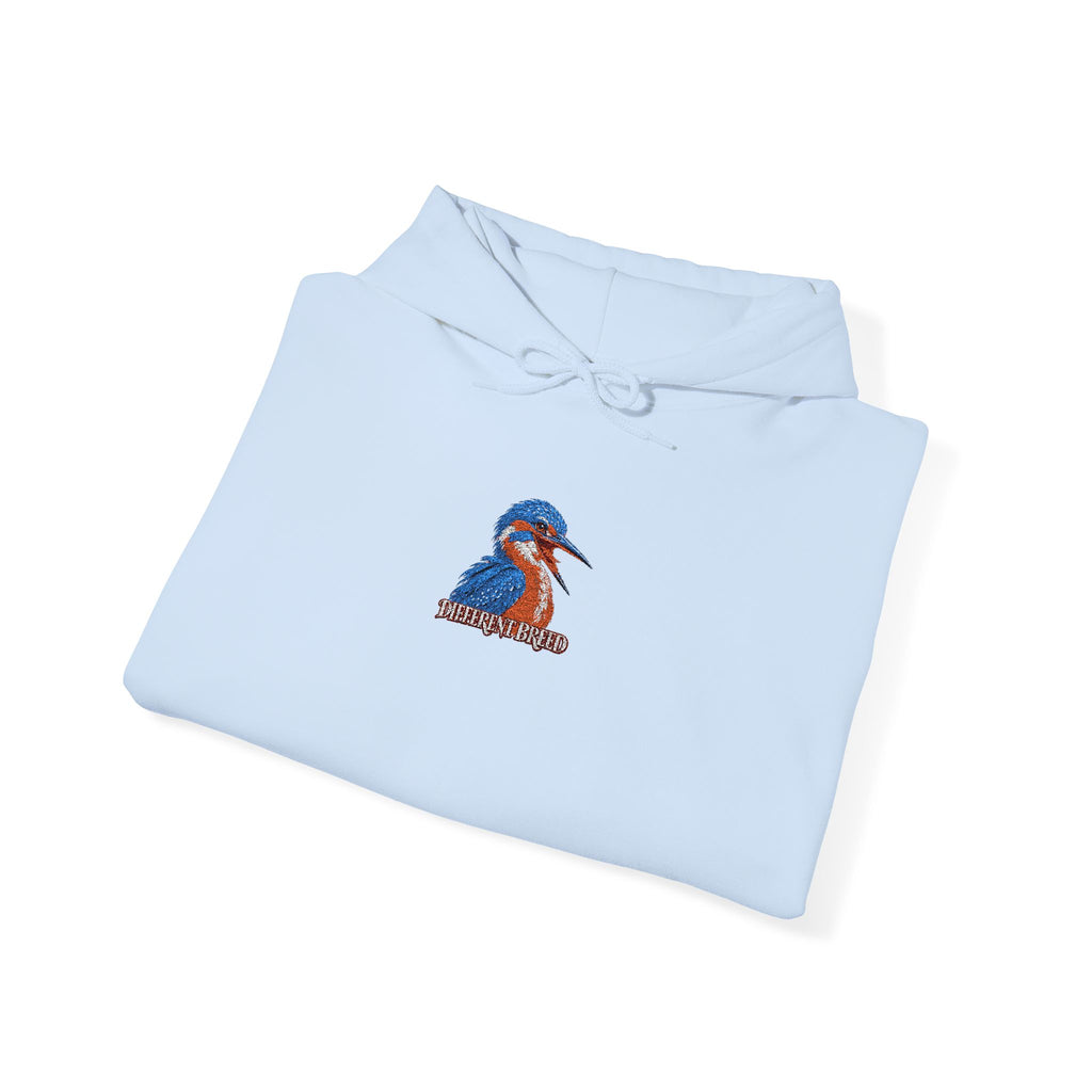 Kingfisher Art Hoodie - Colorful Watercolor Bird Pullover