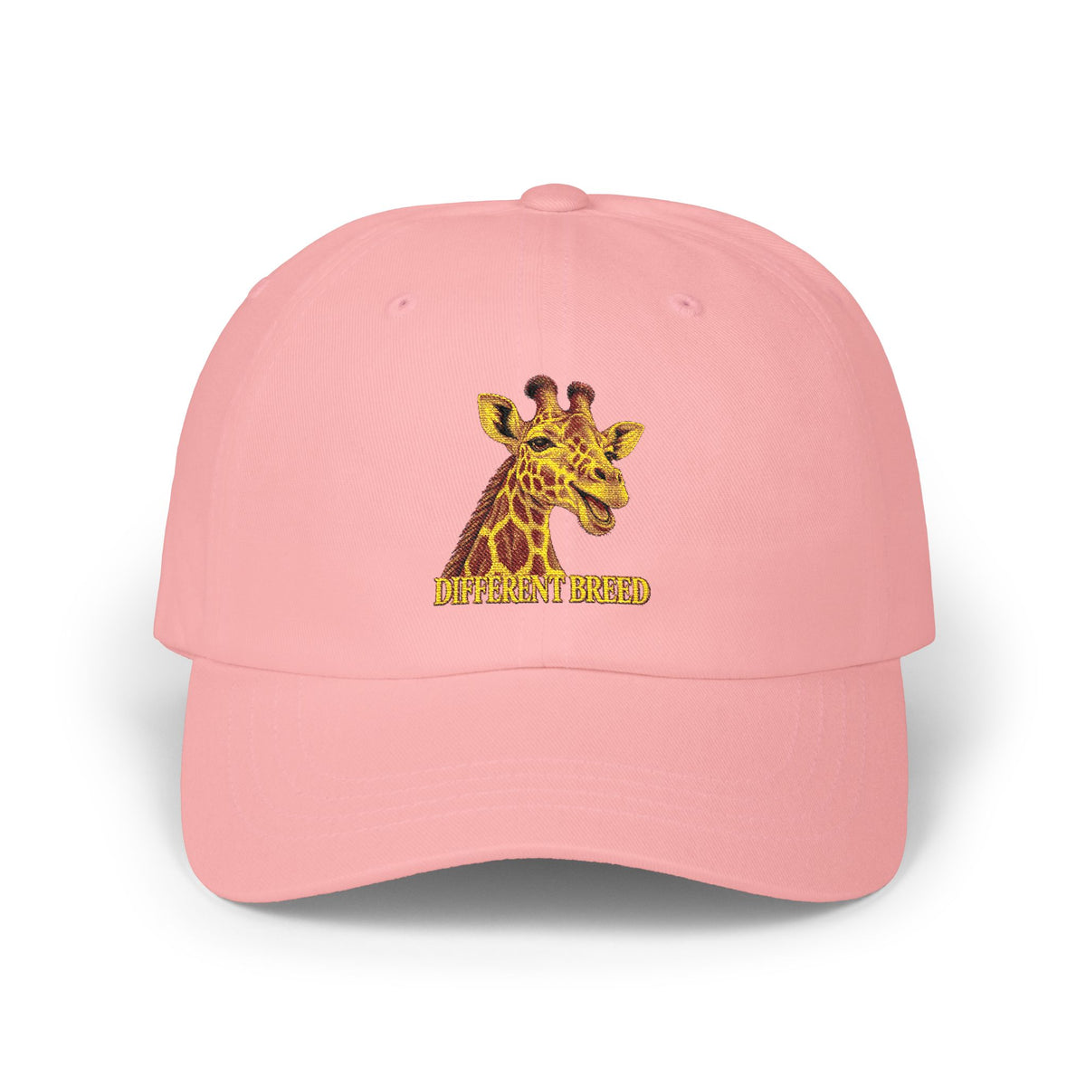 Giraffe Embroidered Dad Cap — Cute Safari Animal Baseball Hat