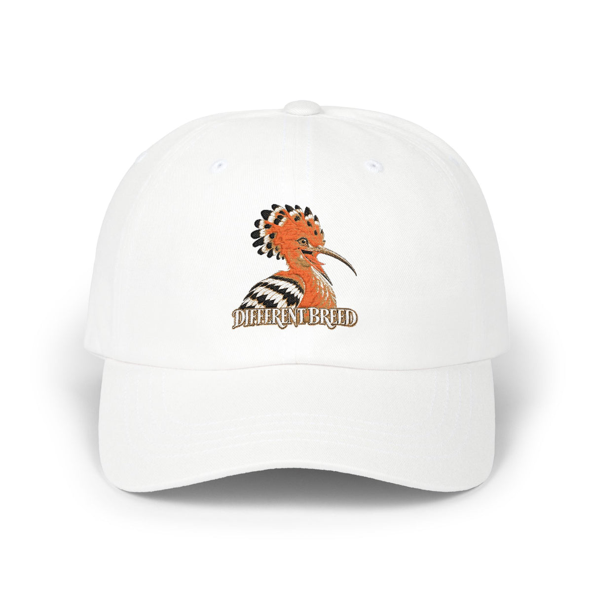 Dad Cap — Embroidered Hoopoe Bird "Therein I Reveled" Retro Hat