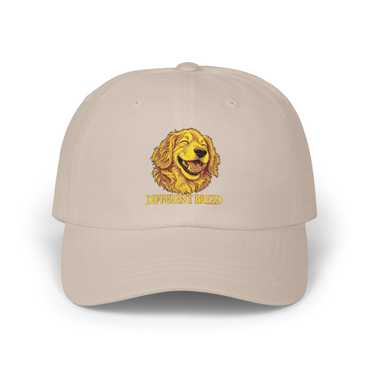 Dad Cap — Golden Retriever Embroidered "Golden Kid" Baseball Hat