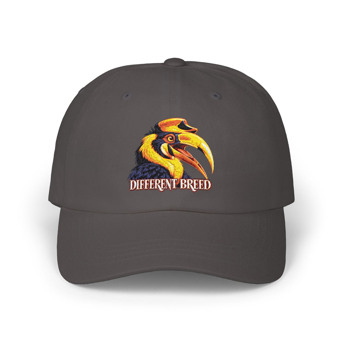 Different Breed Dad Cap — Embroidered Hornbill Bird Baseball Hat