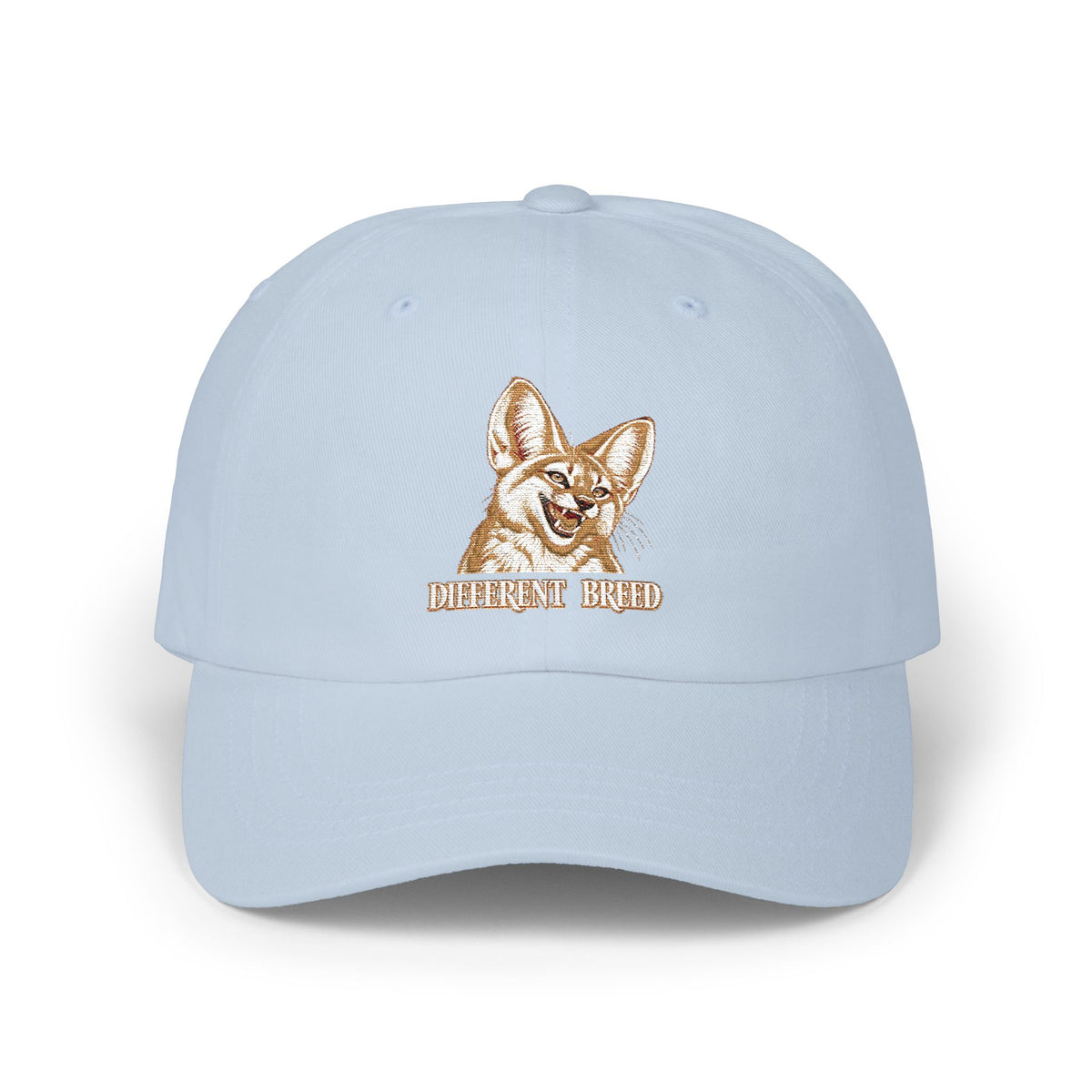 Embroidered Fennec Fox Dad Cap — 'Different Breed' Cute Animal Baseball Hat