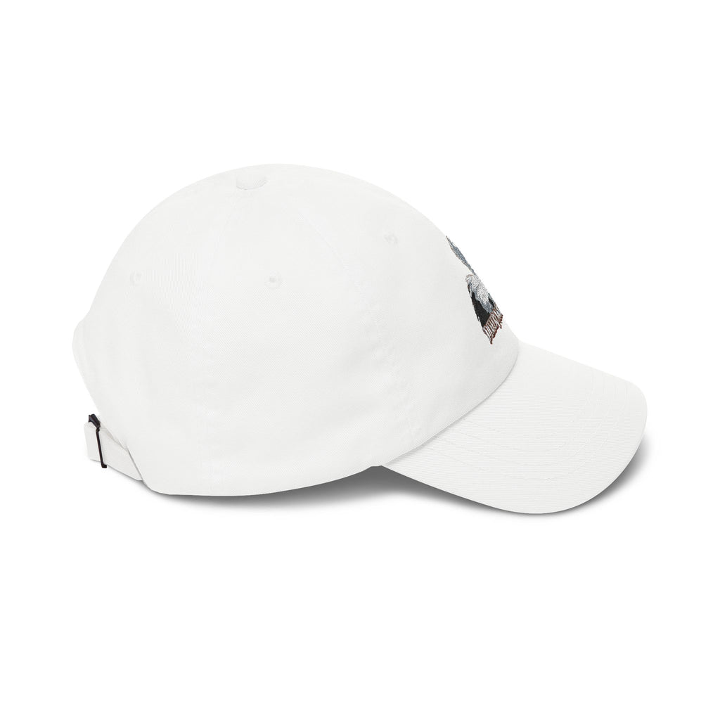 Dad Cap — Embroidered Pelican "Here for the Bird" Hat