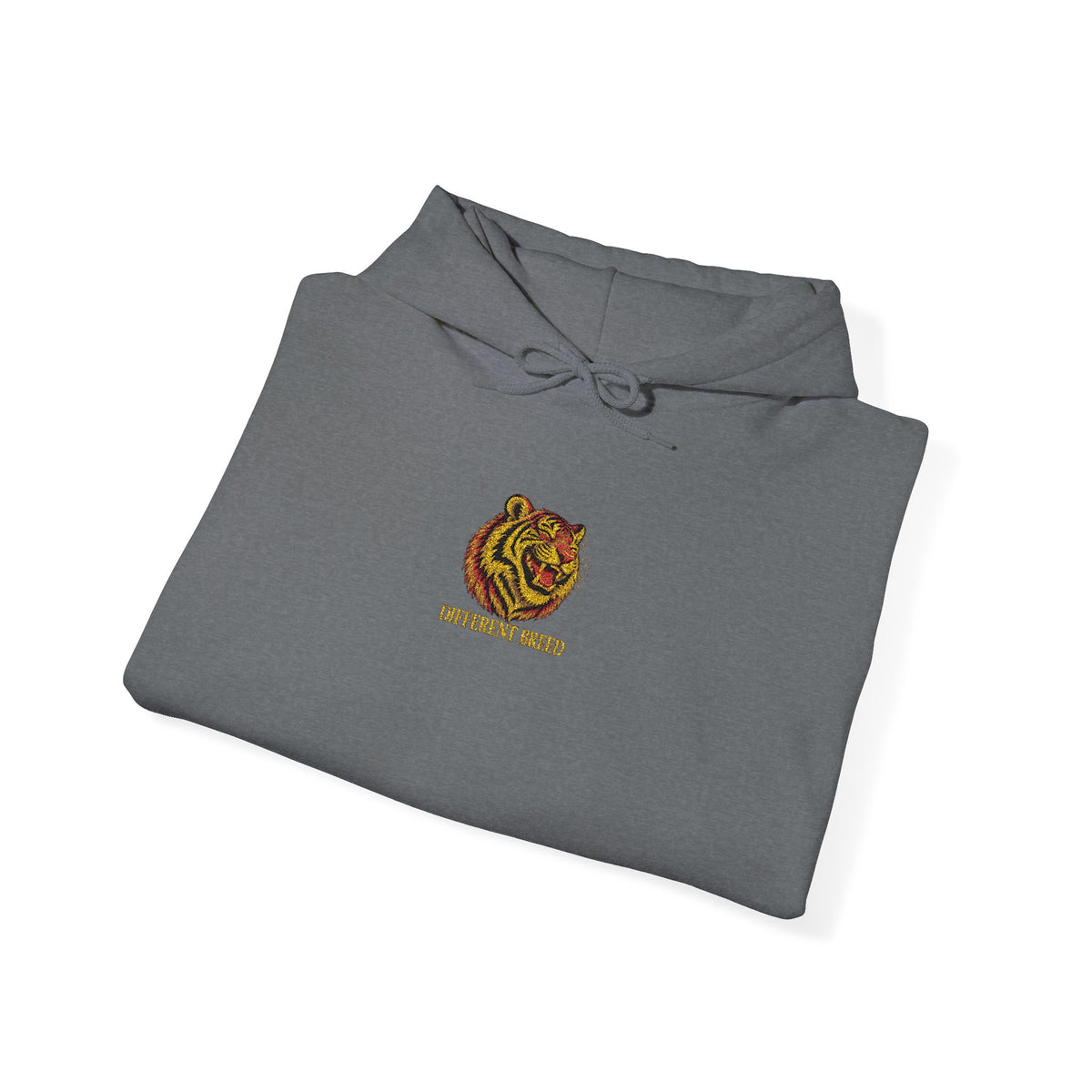 Tiger Head Hoodie — Small Floral Tiger Face Graphic Hoodie