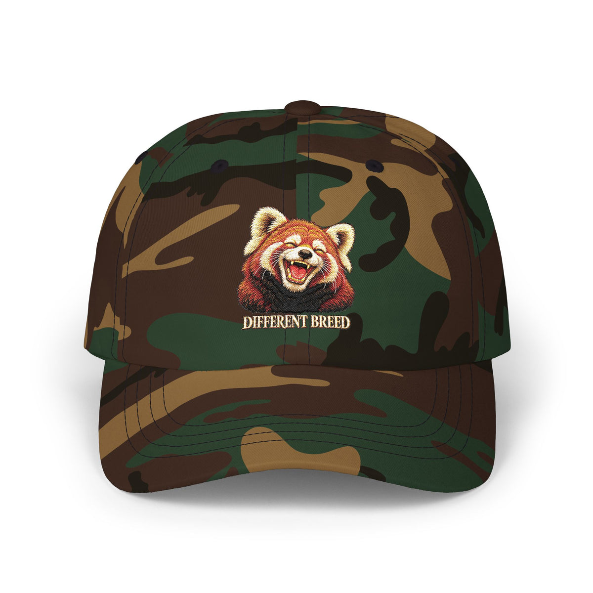 Dad Cap — Cute Red Panda Embroidered 'Different Breed' Hat
