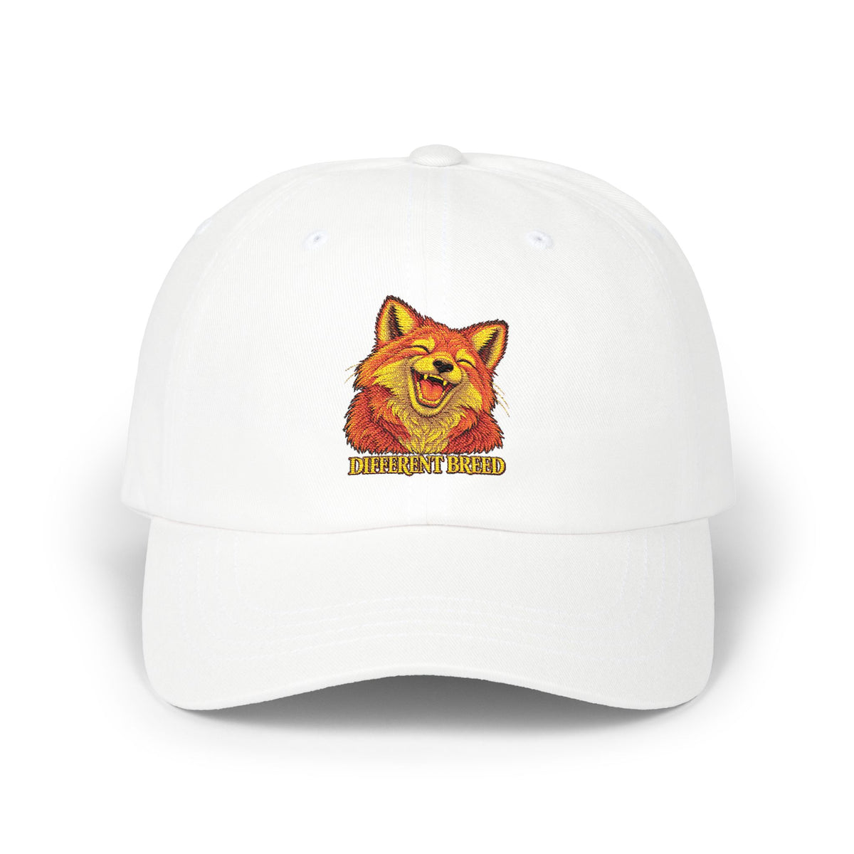Dad Cap — Smiling Shiba Inu Embroidered Hat