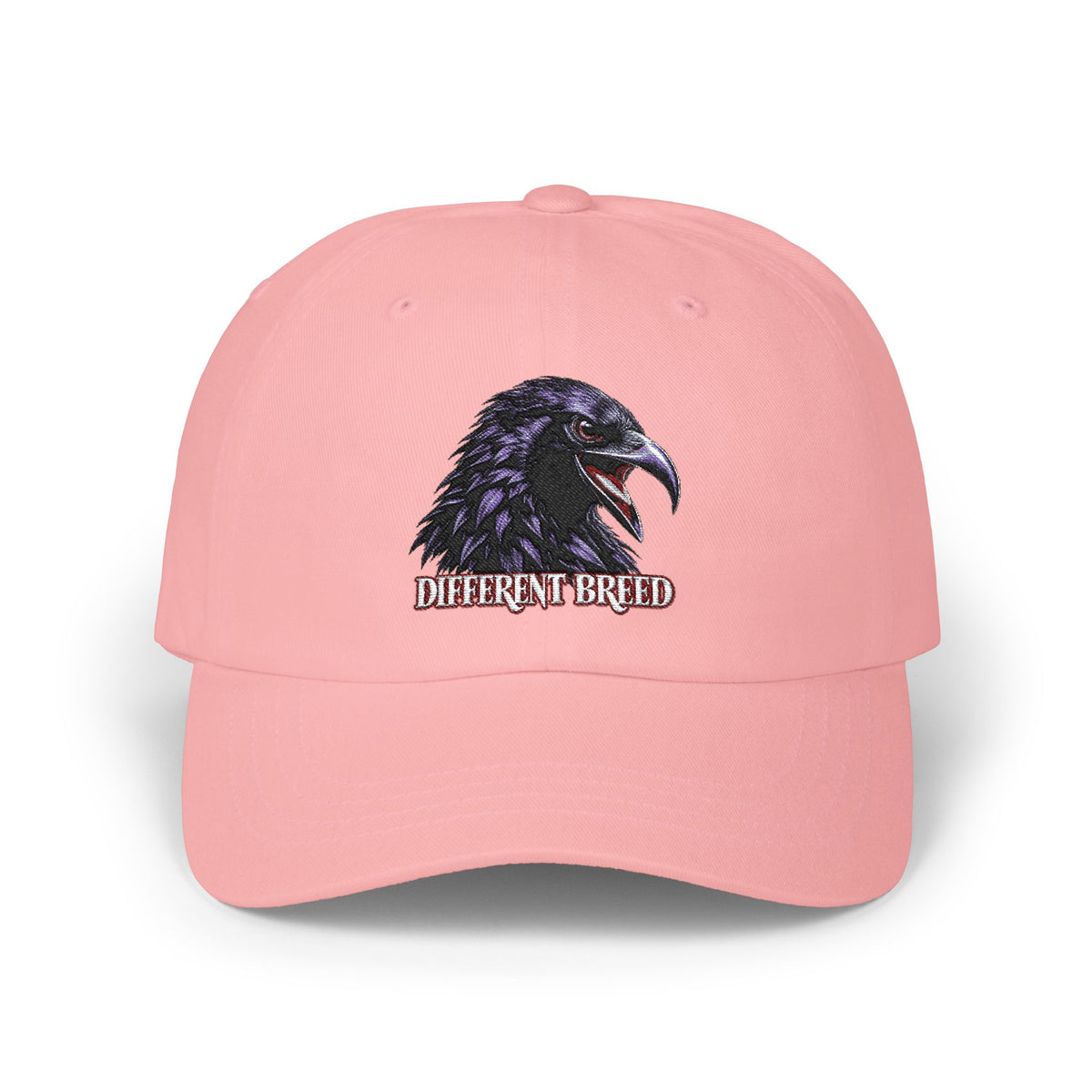 Dad Cap — Raven Head "Different Breed" Embroidered Hat