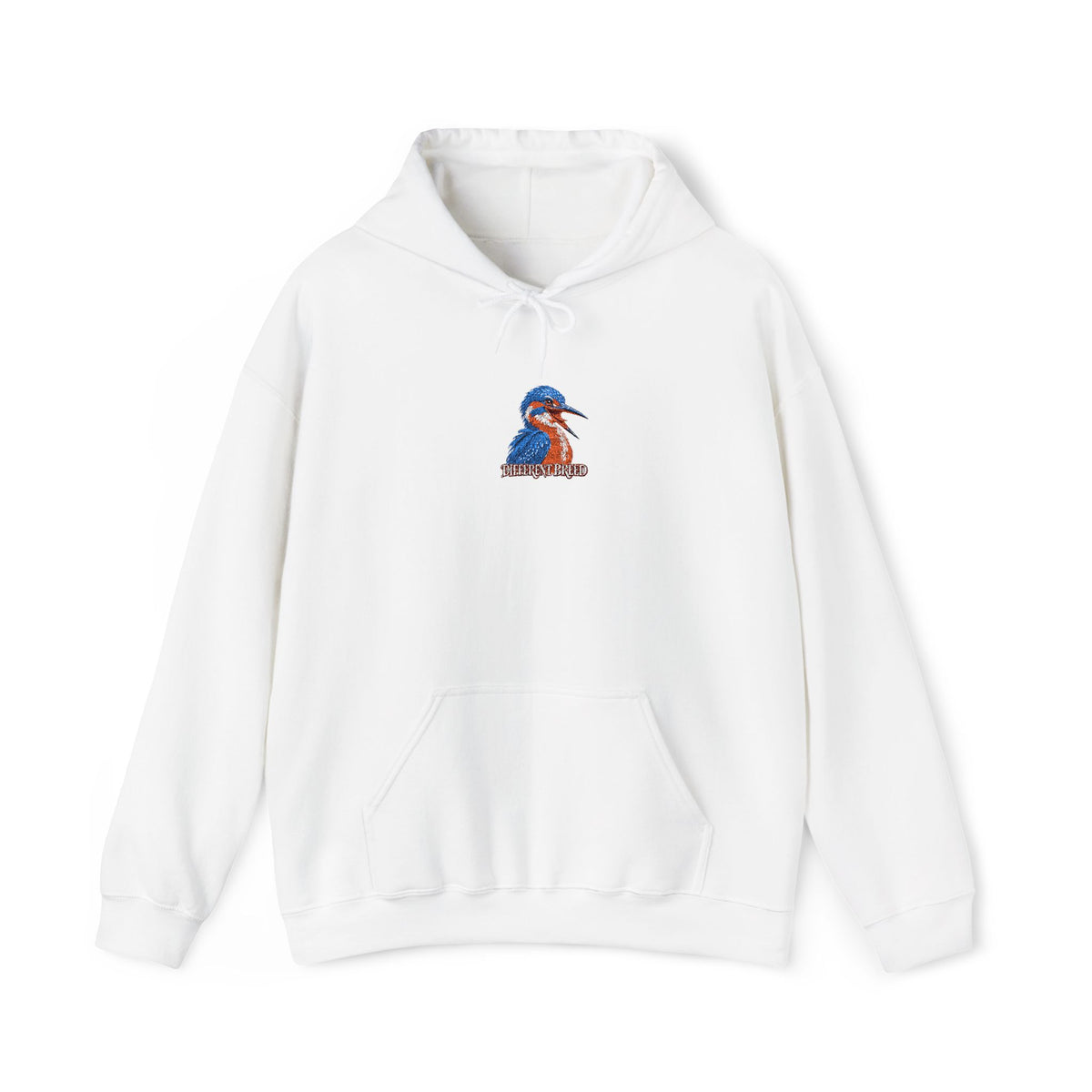 Kingfisher Art Hoodie - Colorful Watercolor Bird Pullover