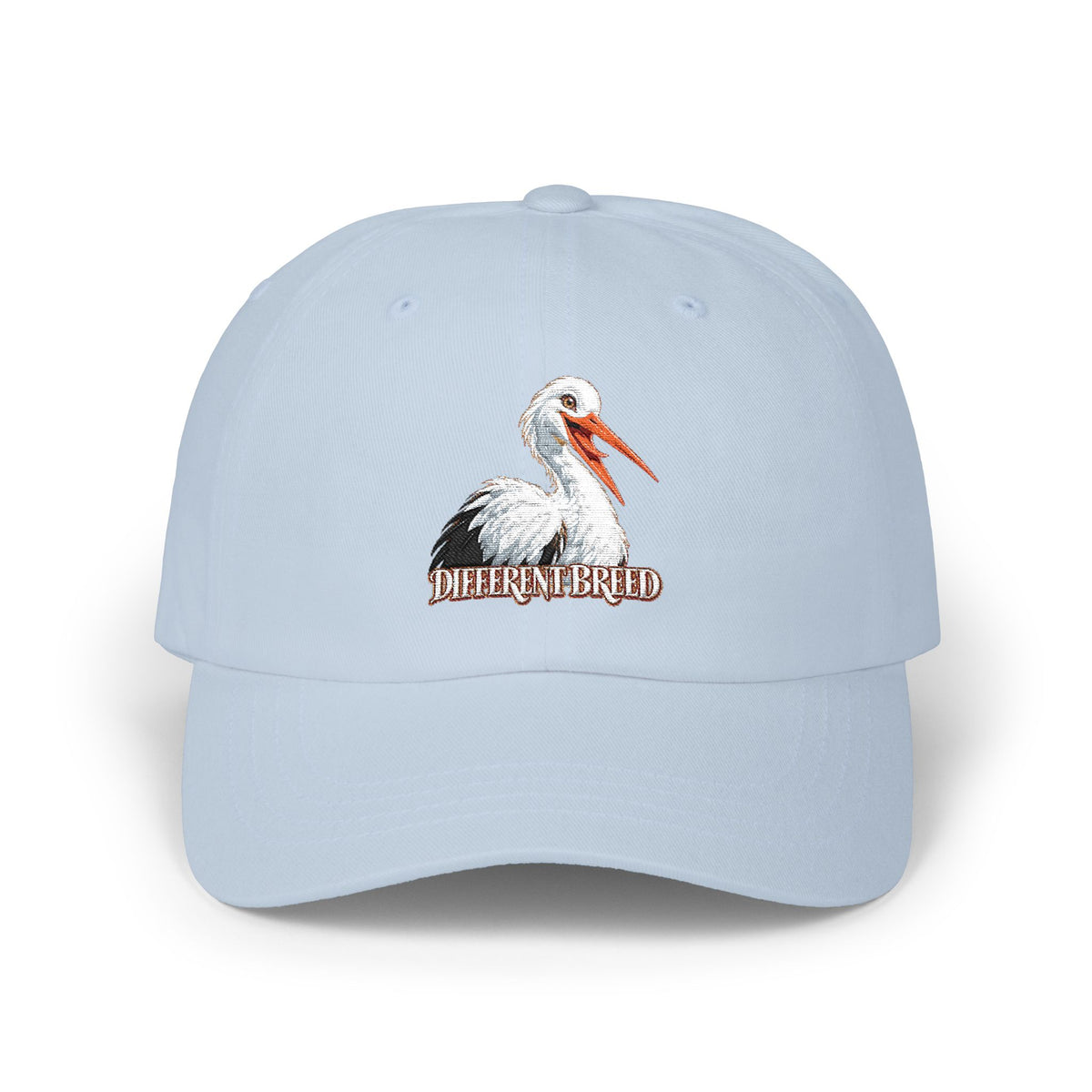 Dad Cap — Embroidered Pelican "Here for the Bird" Hat