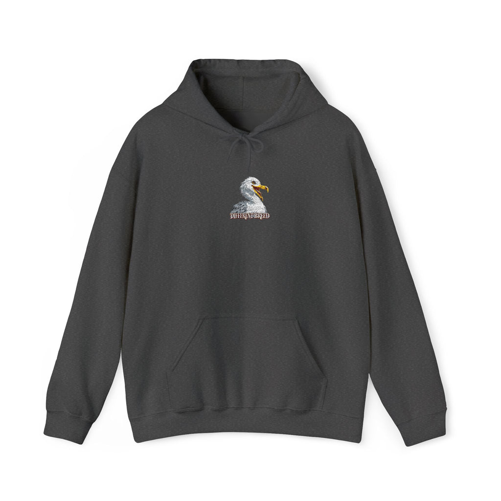 Duck Floral Patch Hoodie — Cute Vintage Botanical Duck Graphic Sweatshirt