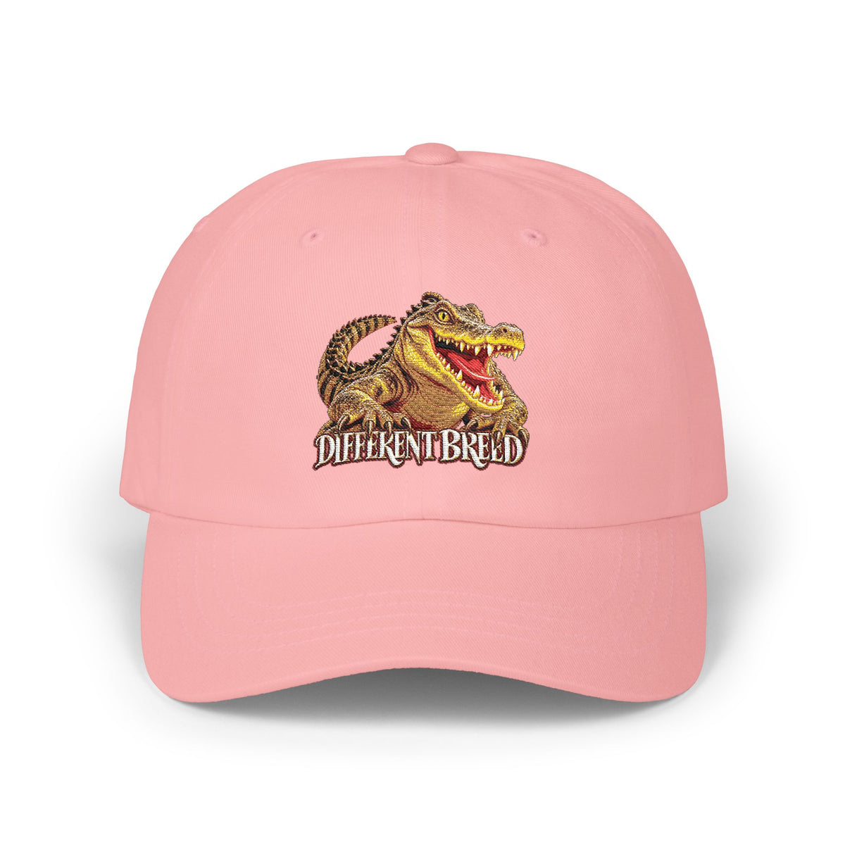 Dad Cap — Vintage Gator 'Different Breed' Embroidered Baseball Hat