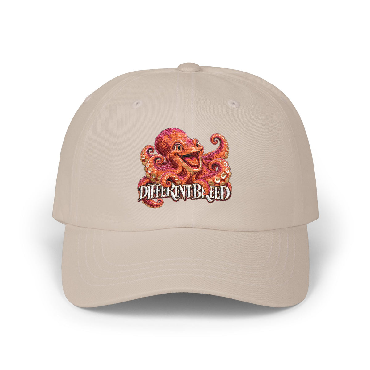Octopus Logo Dad Cap — 'DifferentBreed' Embroidered Baseball Hat