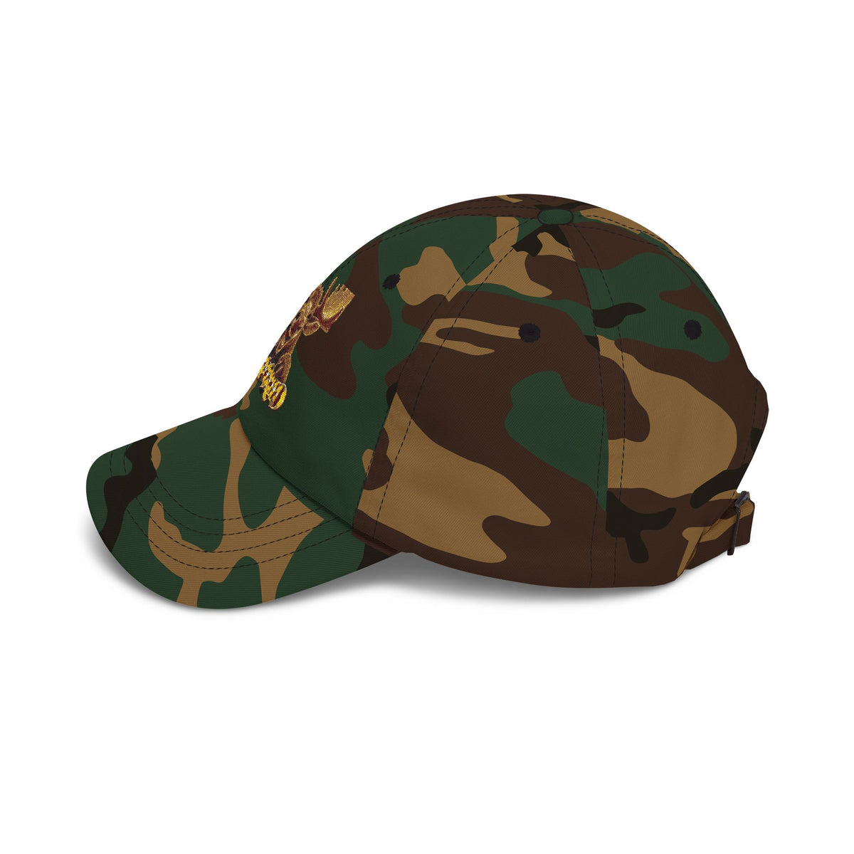Embroidered Moose "Different Breed" Dad Cap