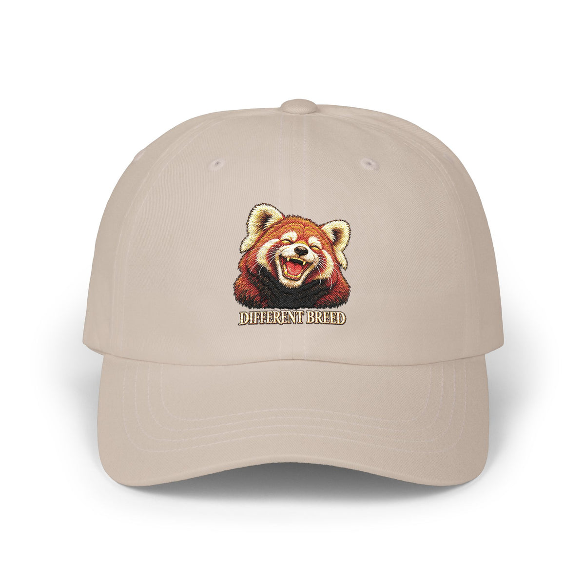 Dad Cap — Cute Red Panda Embroidered 'Different Breed' Hat