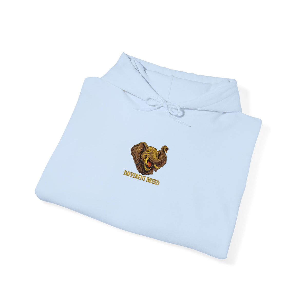 Hoodie — Heart-Shaped Sunflower Graphic with 'STRONG AF' Text