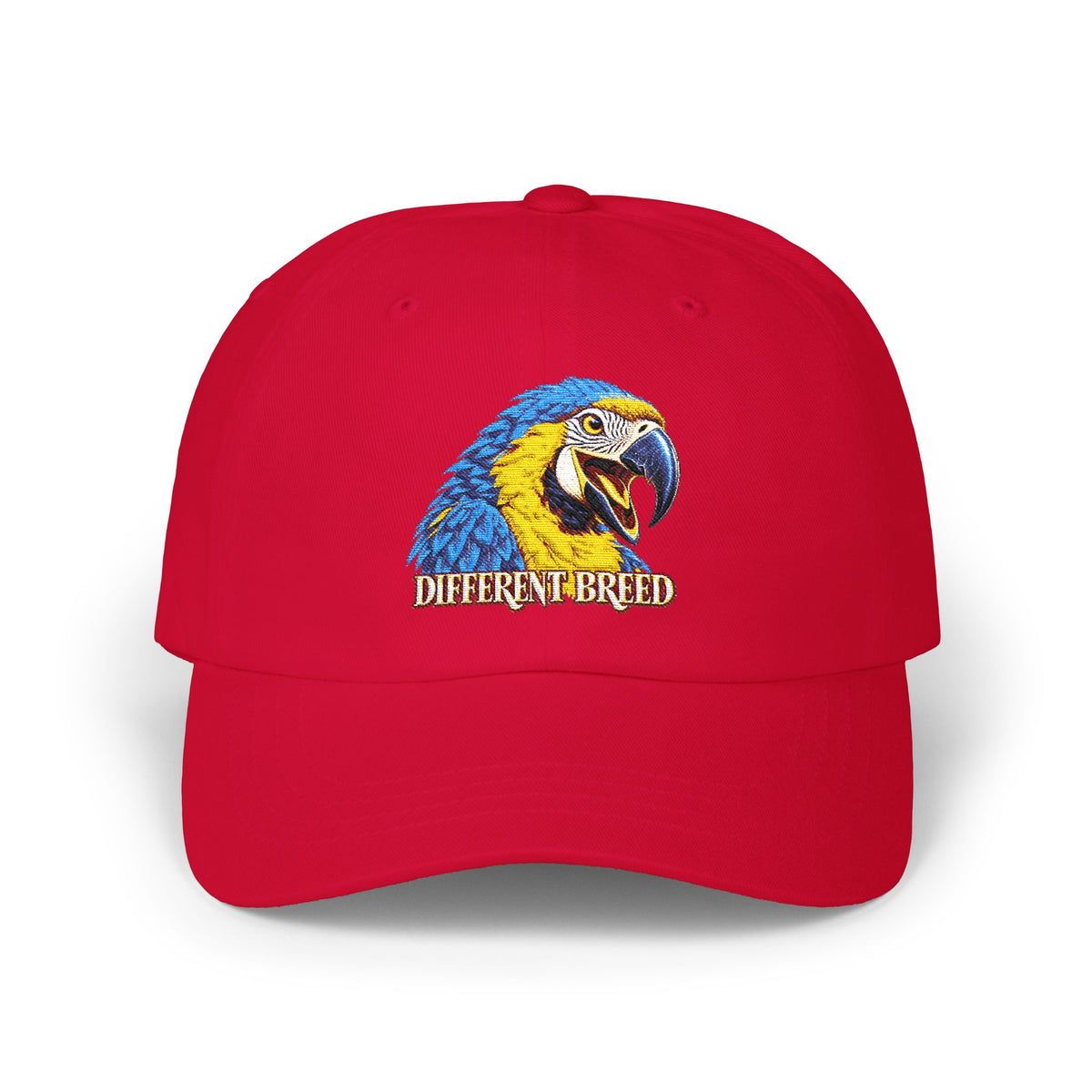 Parrot 'Different Breed' Embroidered Dad Cap