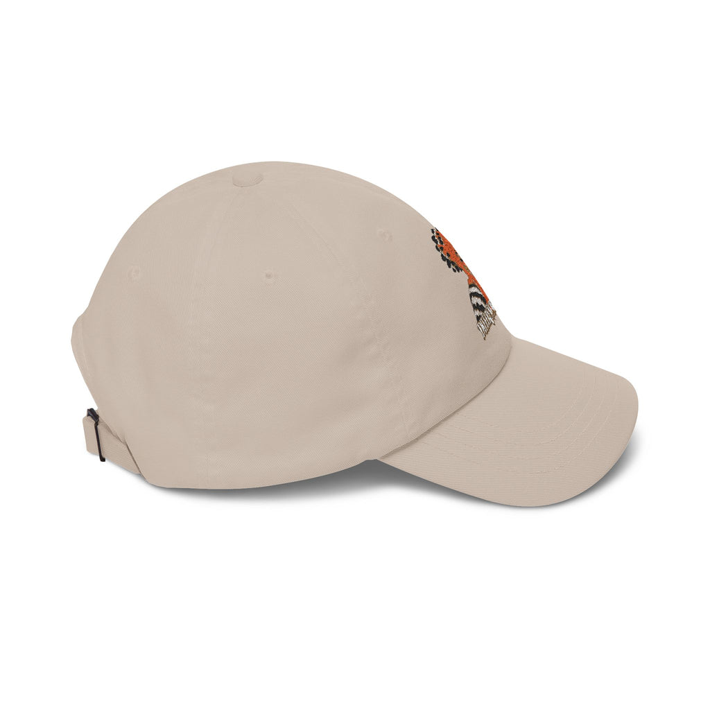 Dad Cap — Embroidered Hoopoe Bird "Therein I Reveled" Retro Hat