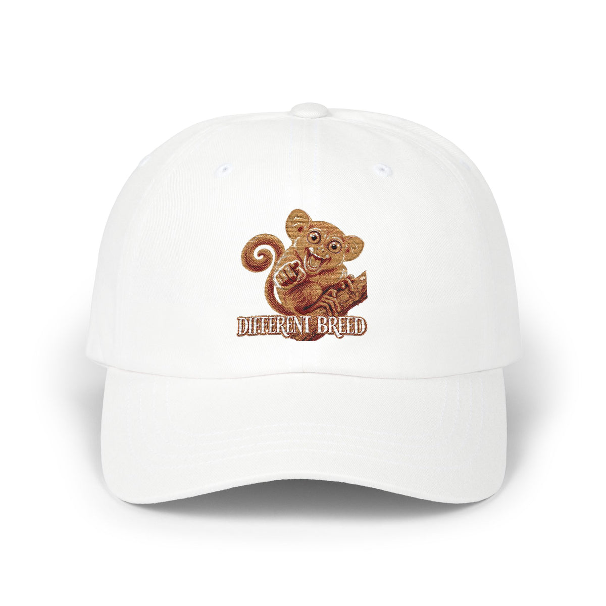 Classic Dad Cap – Cute Brown Squirrel Embroidered "Different Breed" Hat
