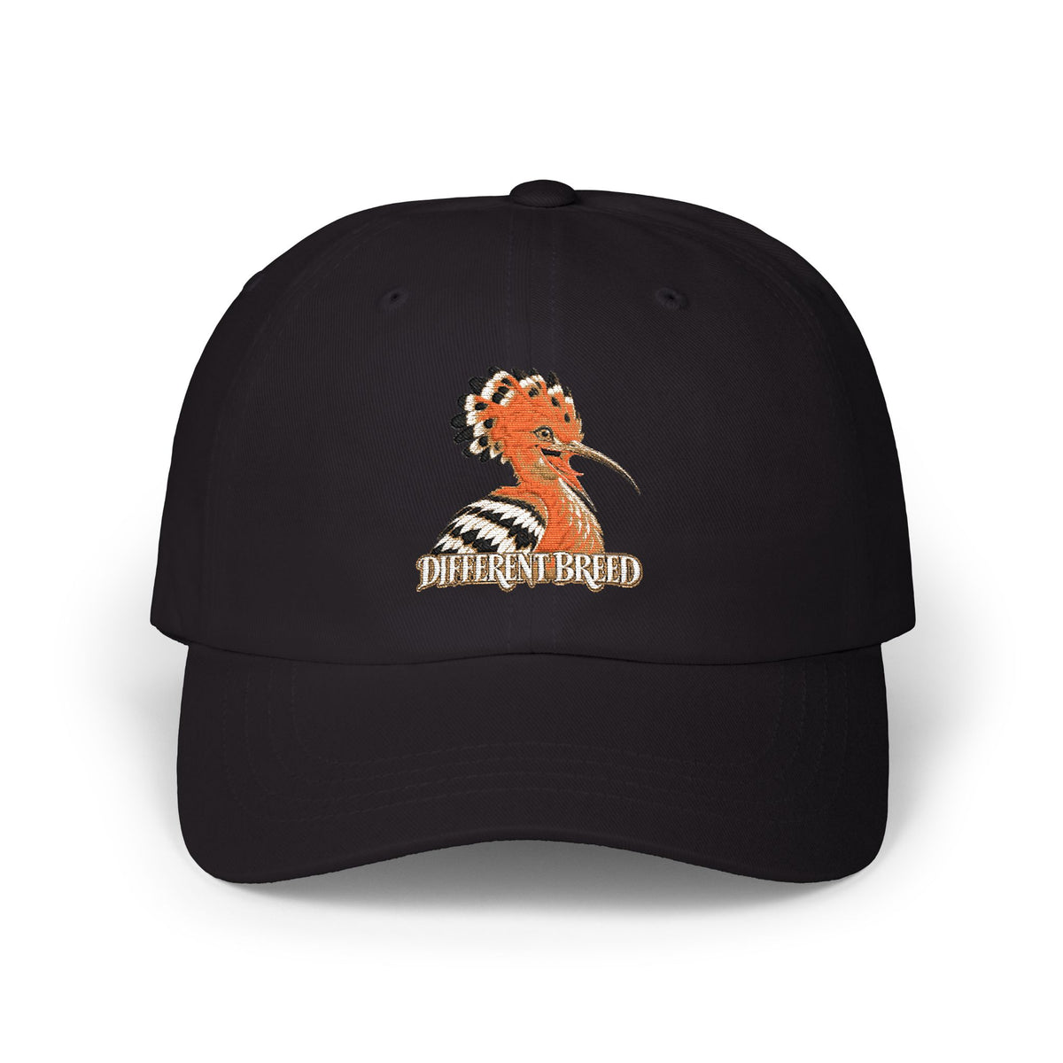 Dad Cap — Embroidered Hoopoe Bird "Therein I Reveled" Retro Hat