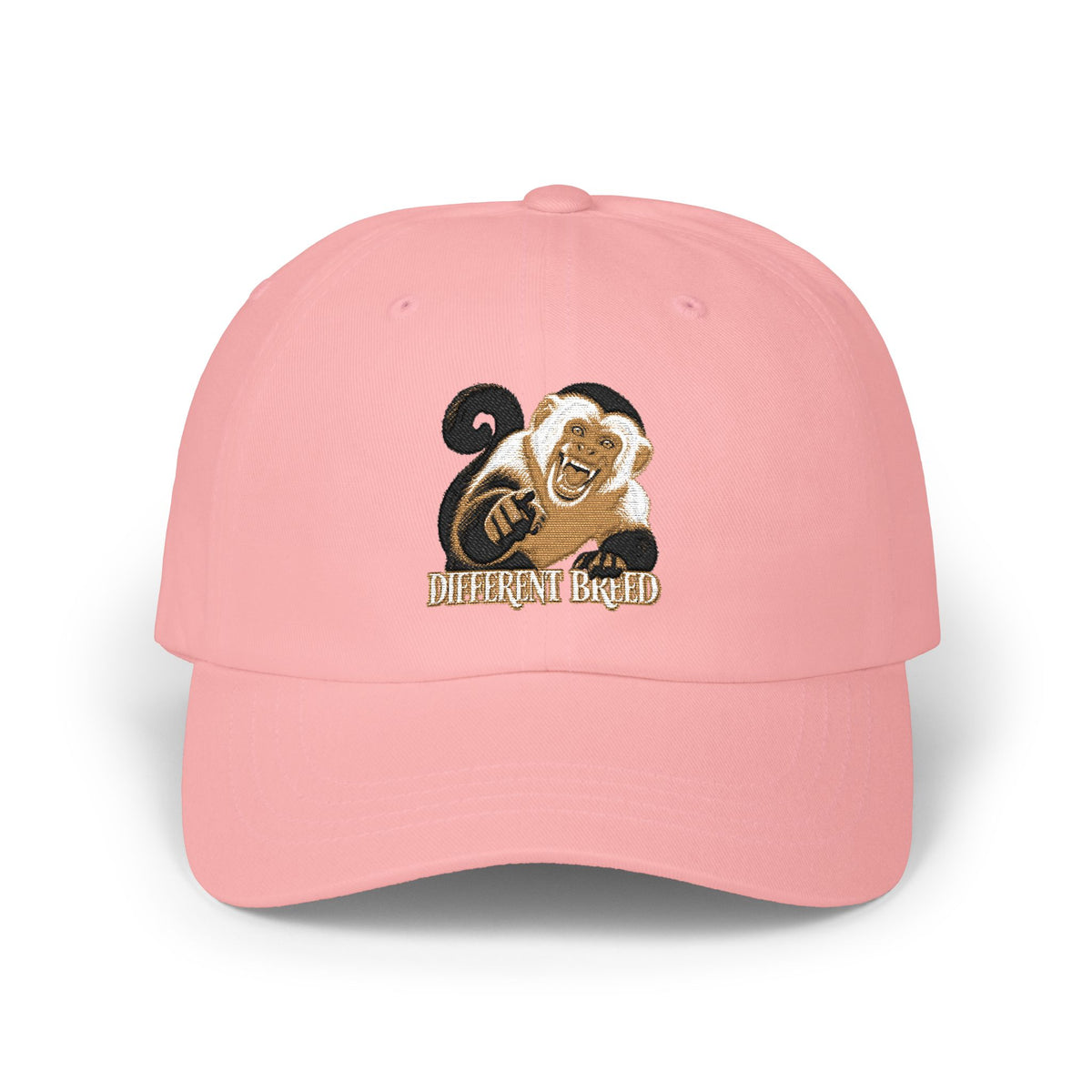 Dad Cap — Gold & Black Embroidered Ram Logo ‘ENTHRALLED’ Baseball Hat