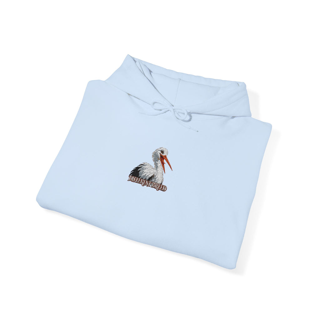 Pelican Illustration Hoodie — Coastal Bird Graphic Hoodie